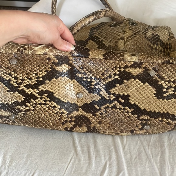 Menotti Real Python Snakeskin Handbag - Picture 6 of 8